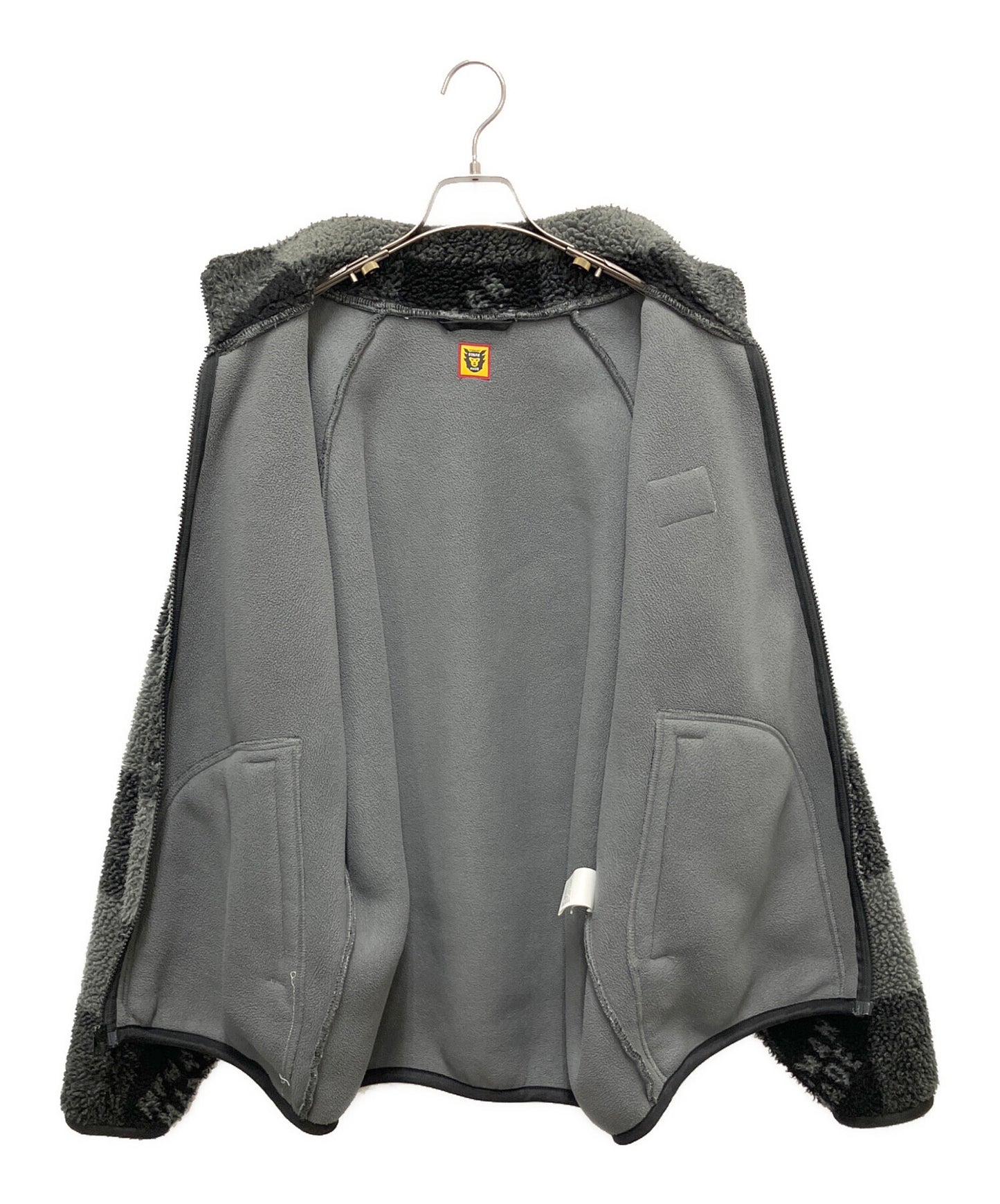 [Pre-owned] HUMAN MADE  CHECK BOA FLEECE JACKET