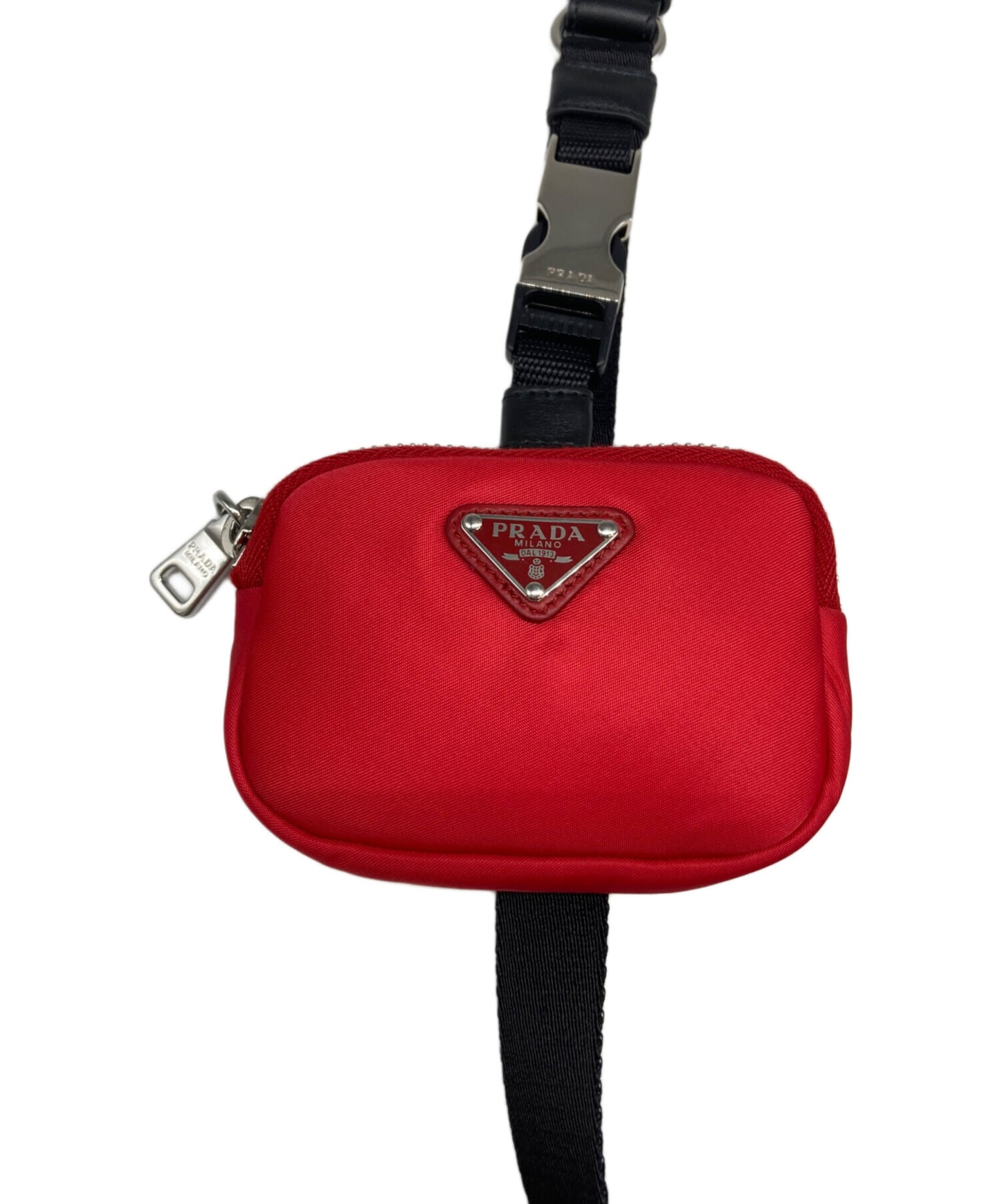 [Pre-owned] PRADA Pet leash with mini pouch 2YG008