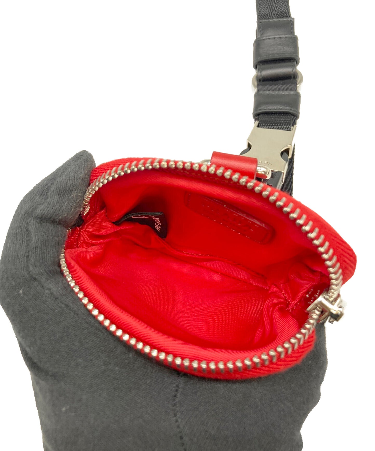 [Pre-owned] PRADA Pet leash with mini pouch 2YG008