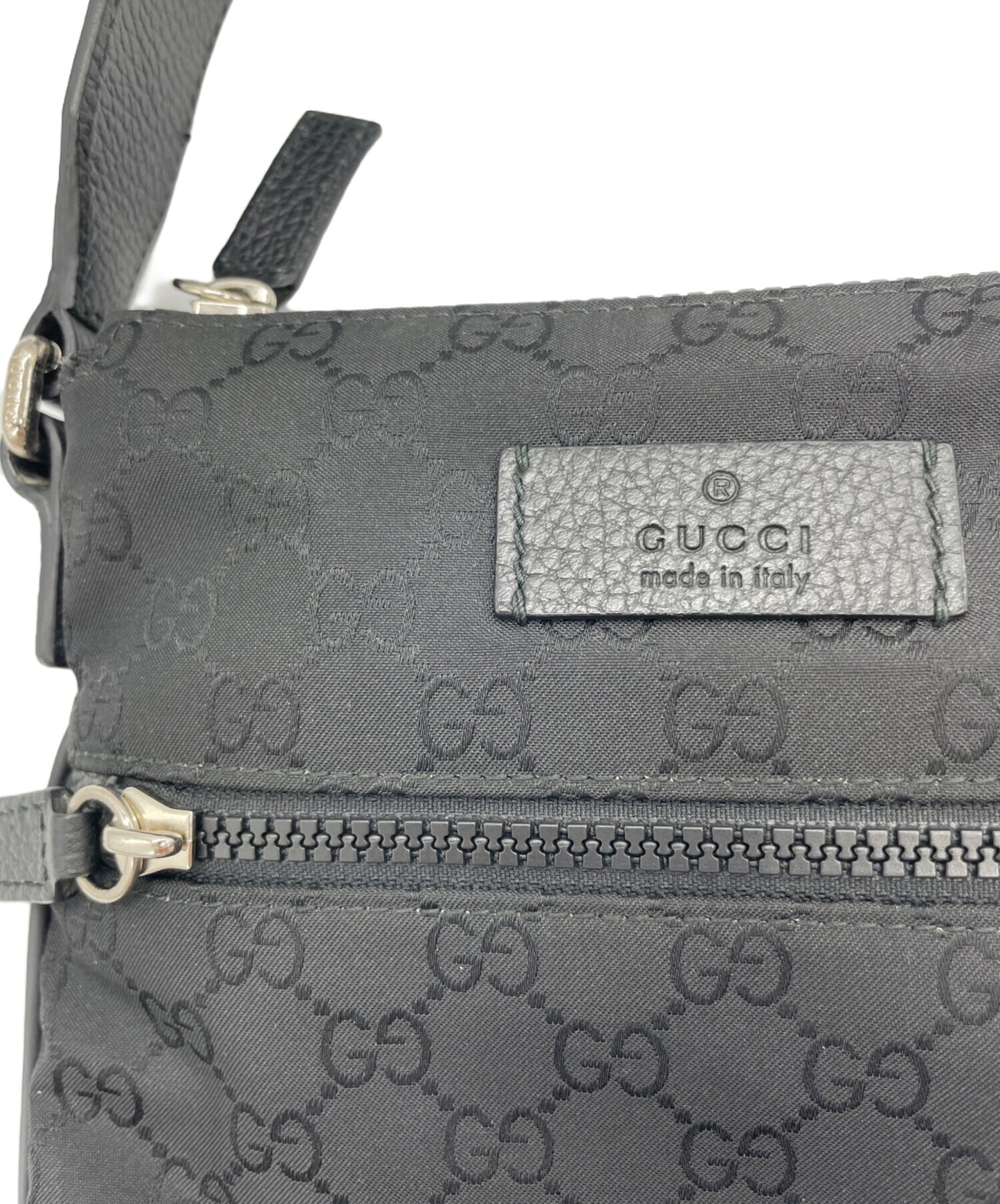 [Pre-owned] GUCCI Shoulder bag GG nylon canvas 449183