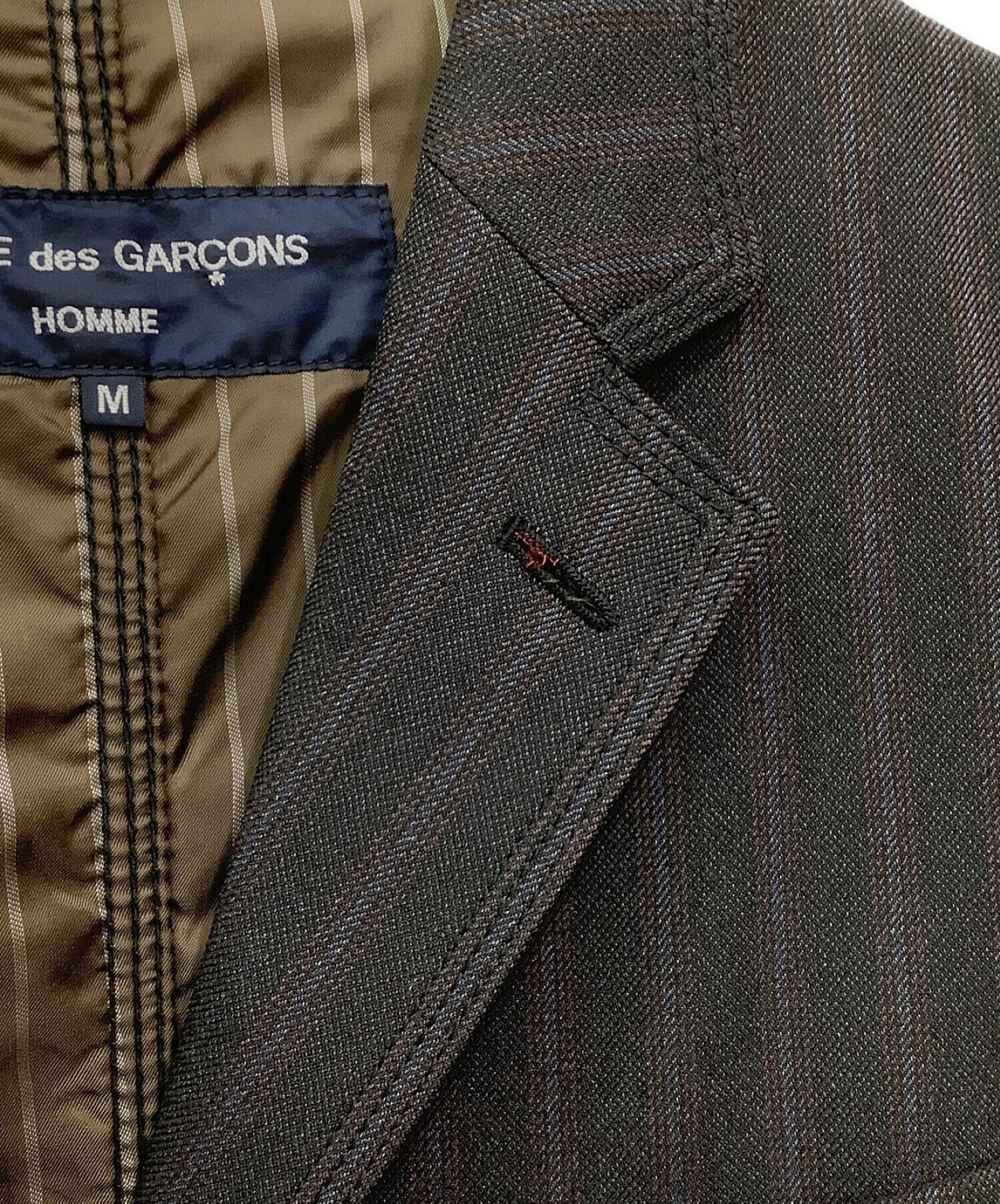[Pre-owned] COMME des GARCONS HOMME Striped 3B Jacket HQ-J002
