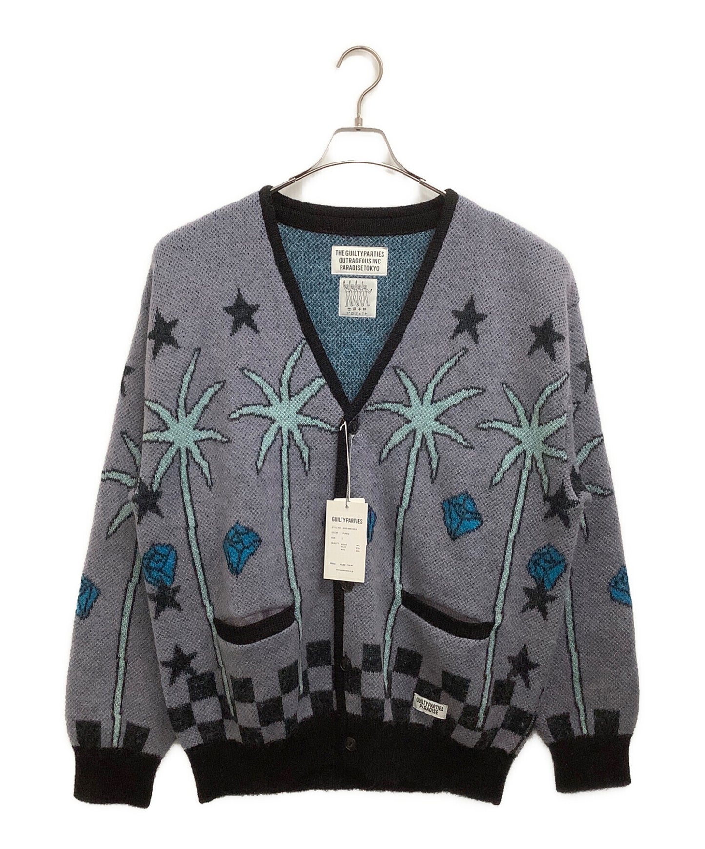 [Pre-owned] WACKO MARIA MOHAIR CARDIGAN 24SS-WMK-KN19