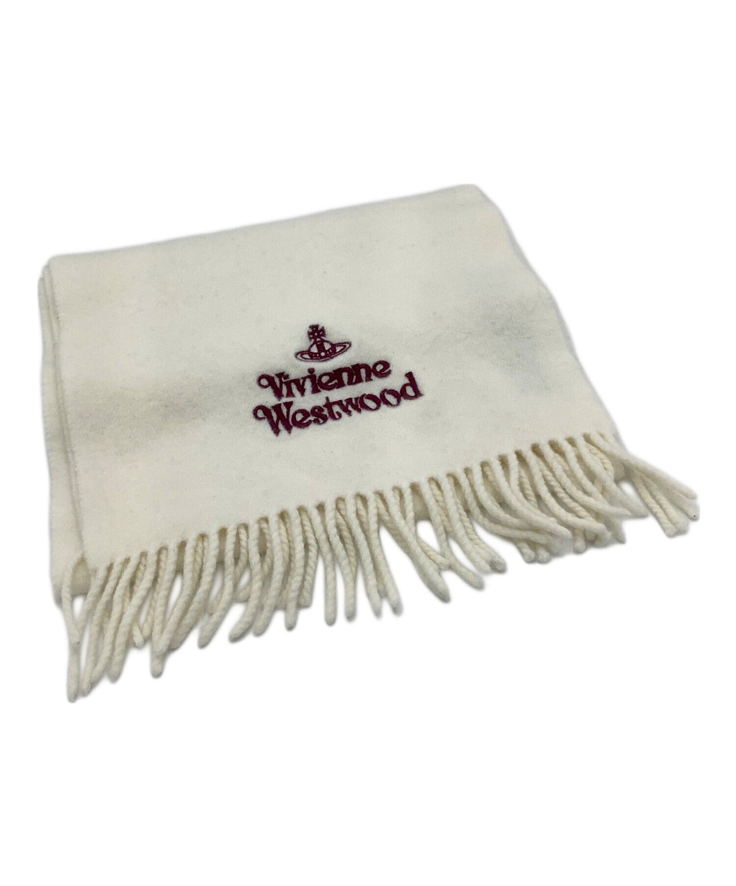 [Pre-owned] Vivienne Westwood fringe scarf 81030007