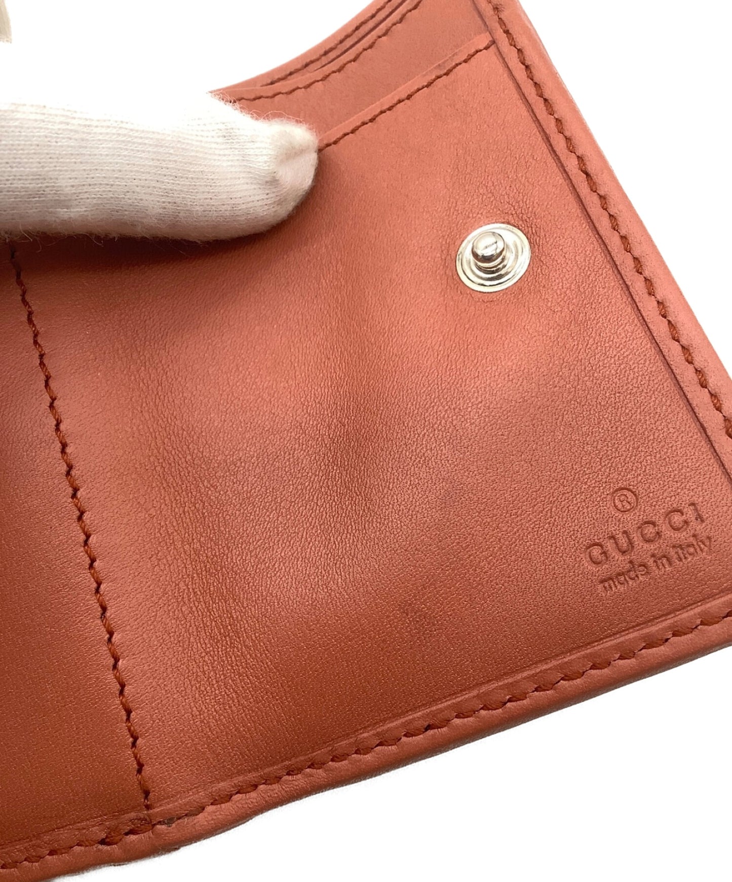 [Pre-owned] GUCCI threefold wallet 256442