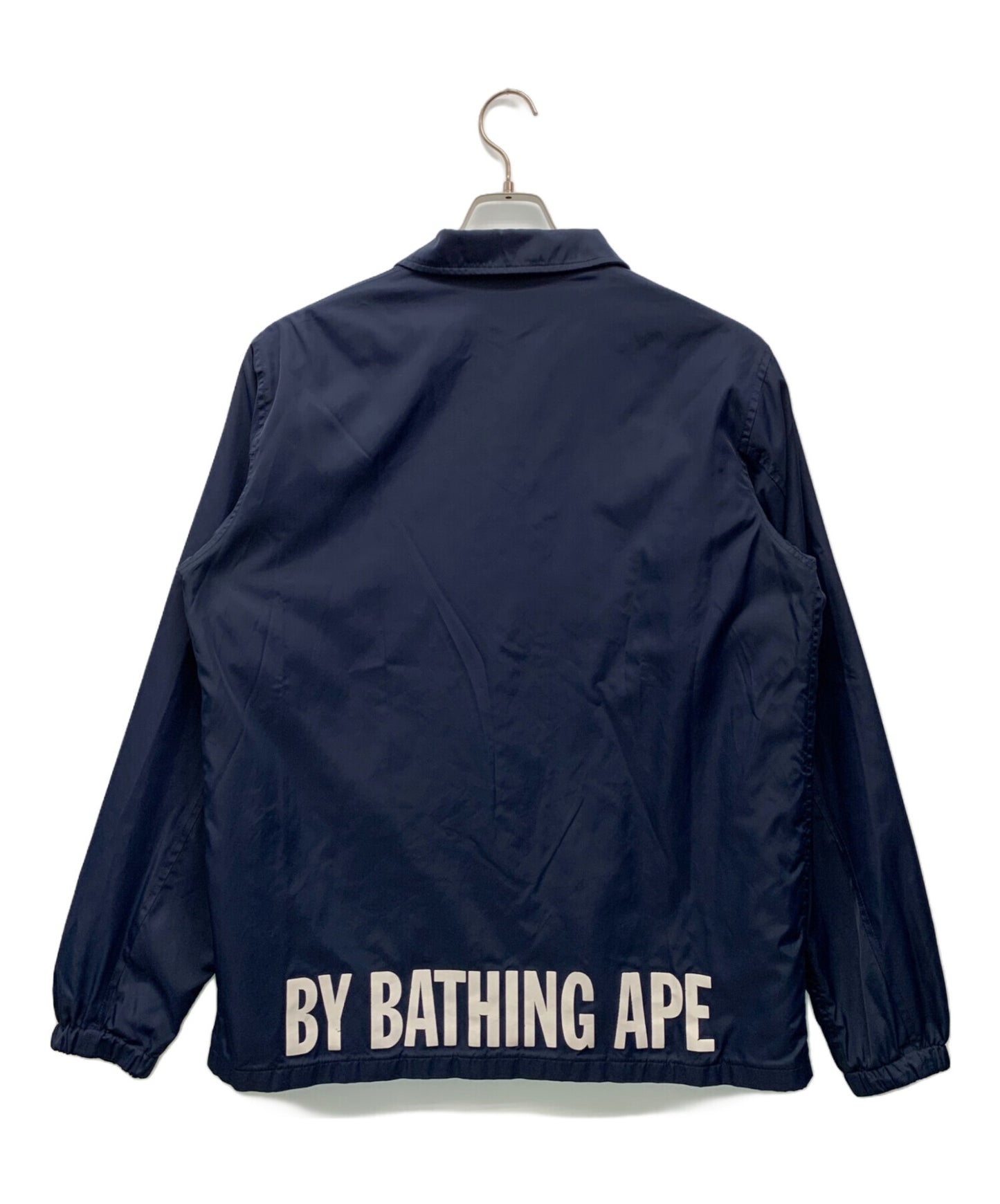 [Pre-owned] A BATHING APE satin and embroidered version of a stadium jumper 0016DD201001X