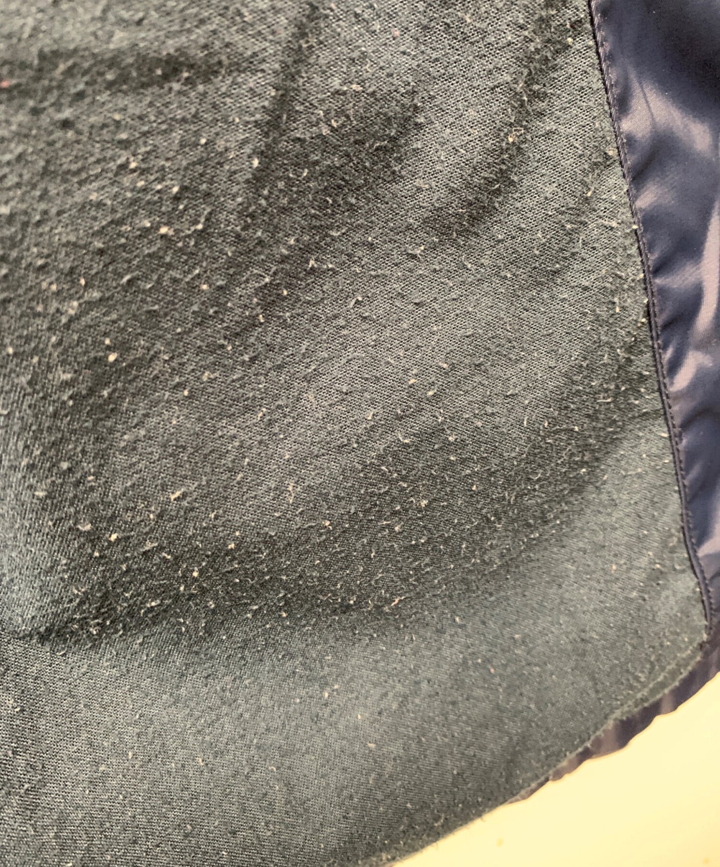 [Pre-owned] A BATHING APE satin and embroidered version of a stadium jumper 0016DD201001X