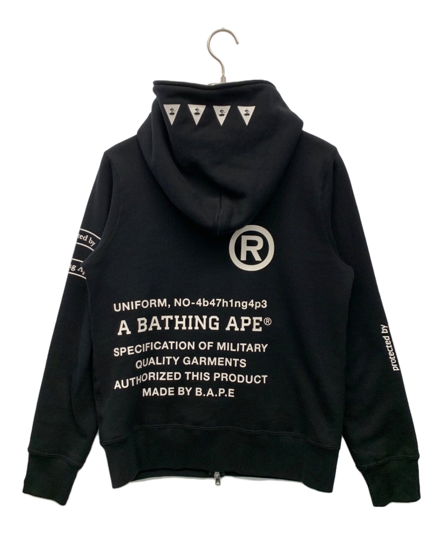 [Pre-owned] A BATHING APE Multi-print full-zip hoodie 001zph301013x