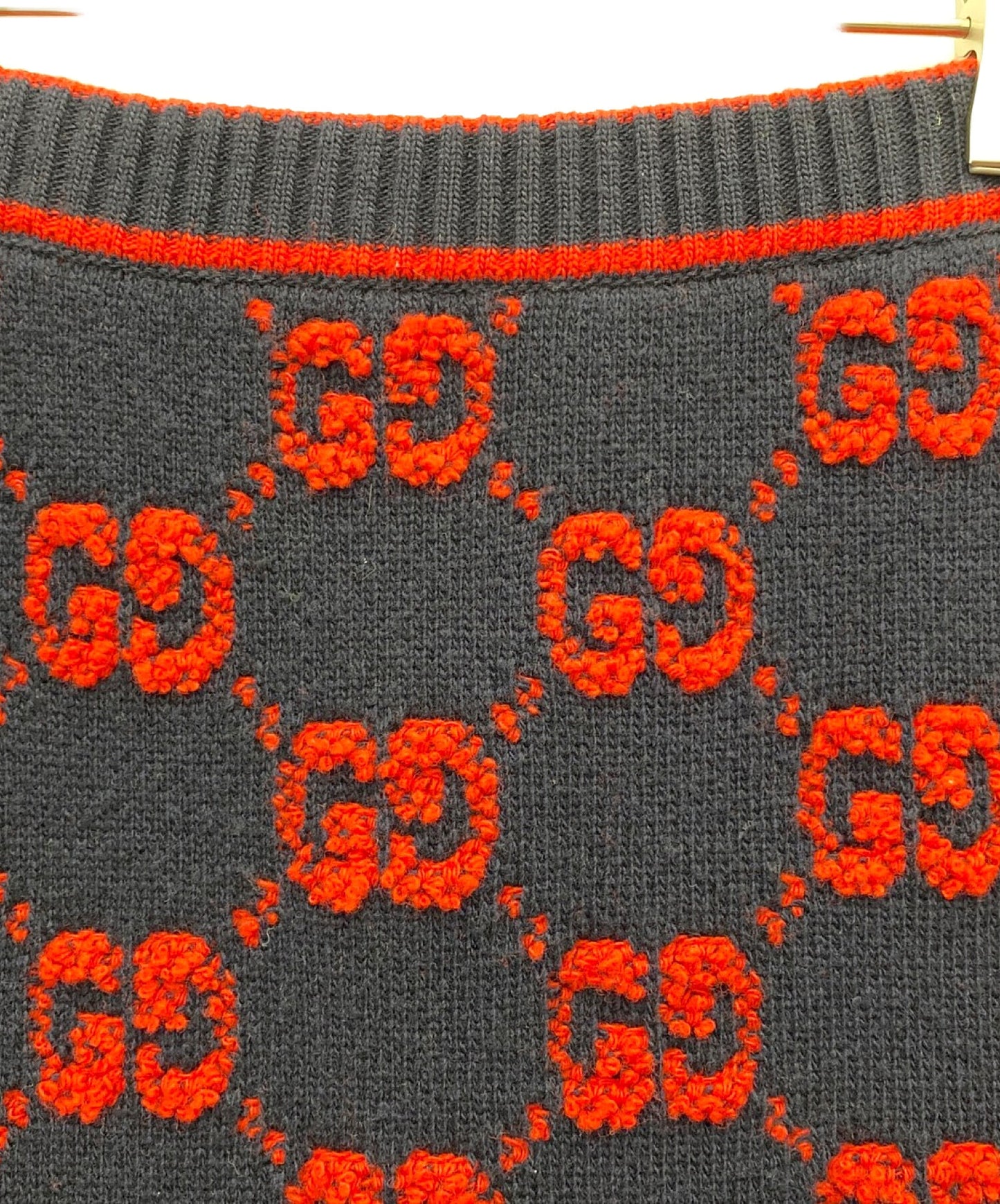 [Pre-owned] GUCCI GG Jacquard Wool Skirt 713301 XKCNA