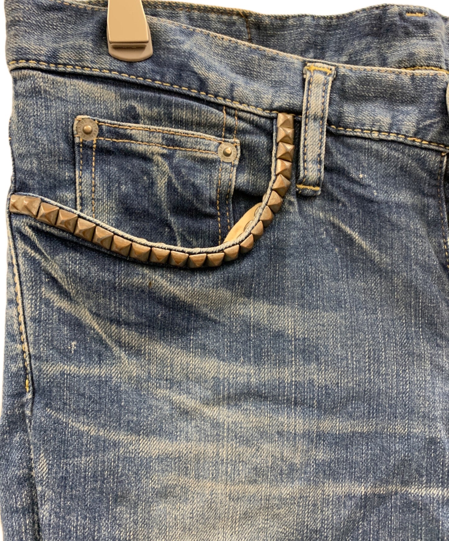 [Pre-owned] Hysteric Glamour Hysteric Glamour Damaged Jeans 0102AP01