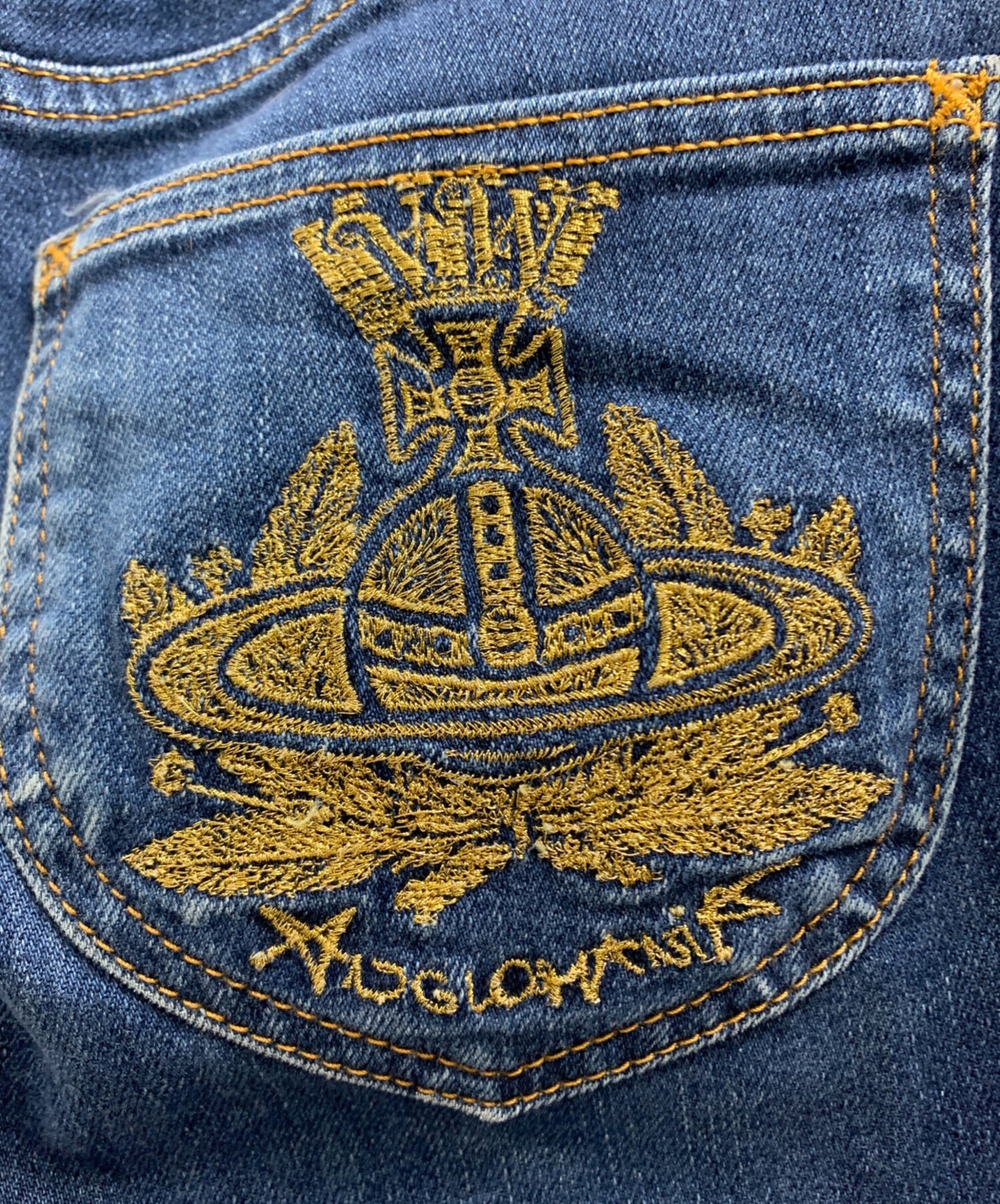 [Pre-owned] Vivienne Westwood Vivienne Westwood x LEE Skinny denim pants LV26OBWY