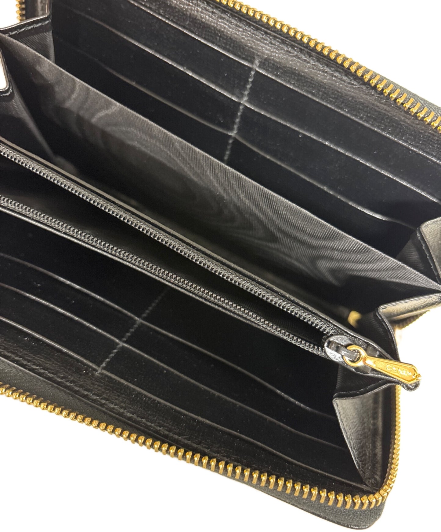 [Pre-owned] GUCCI Long Wallet Round Zipper Marina 598543