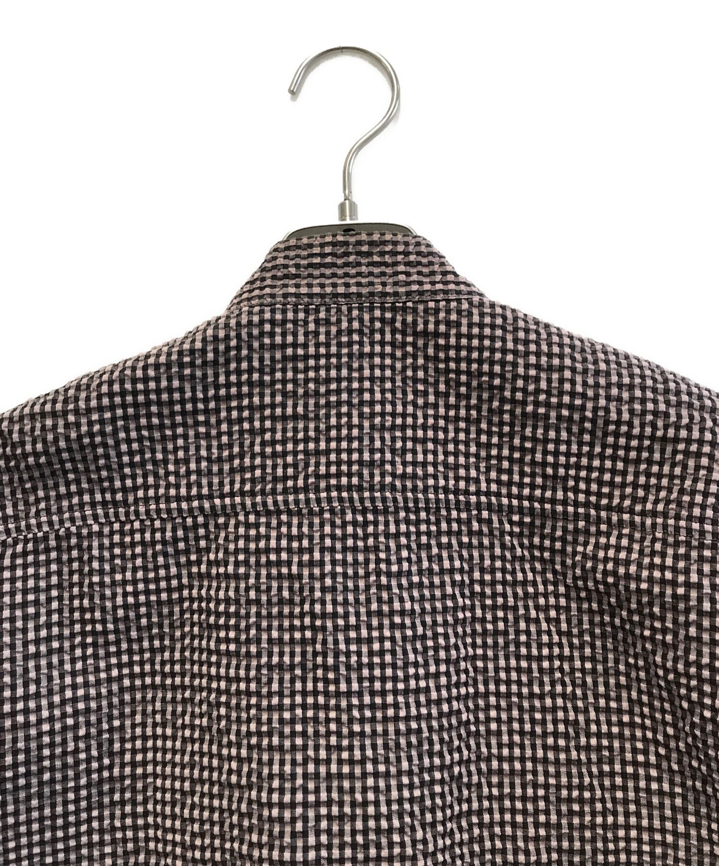 [Pre-owned] ISSEY MIYAKE WHITE LABEL band-collar shirt ME24FU623