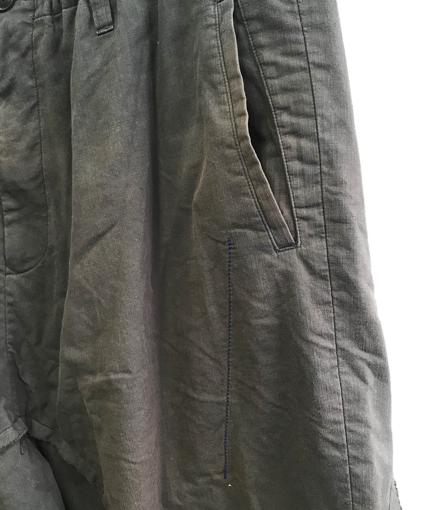 [Pre-owned] Yohji Yamamoto pour homme Damaged layered pants HY-P24-031