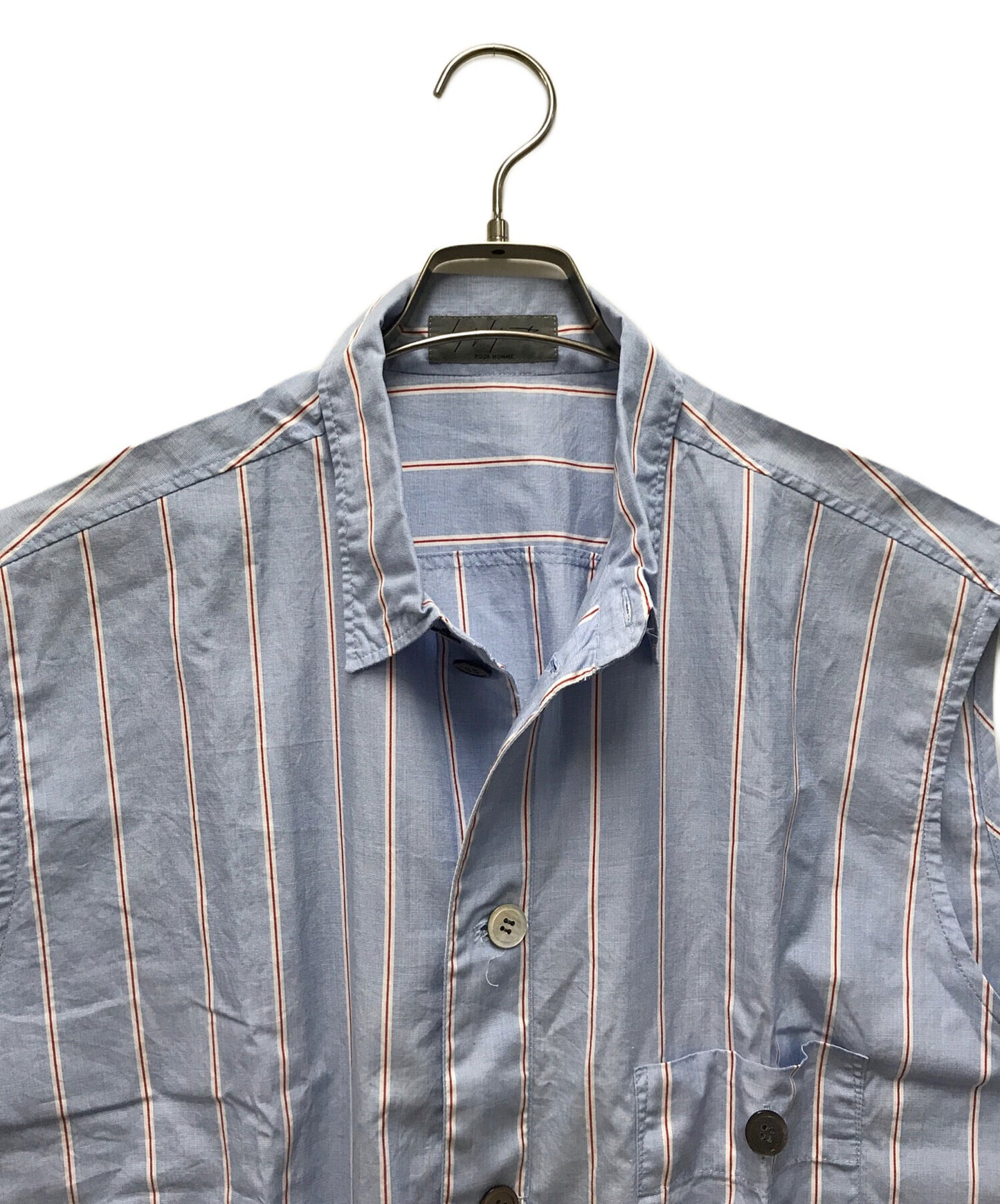 [Pre-owned] Yohji Yamamoto pour homme sleeveless shirt B24-879-1