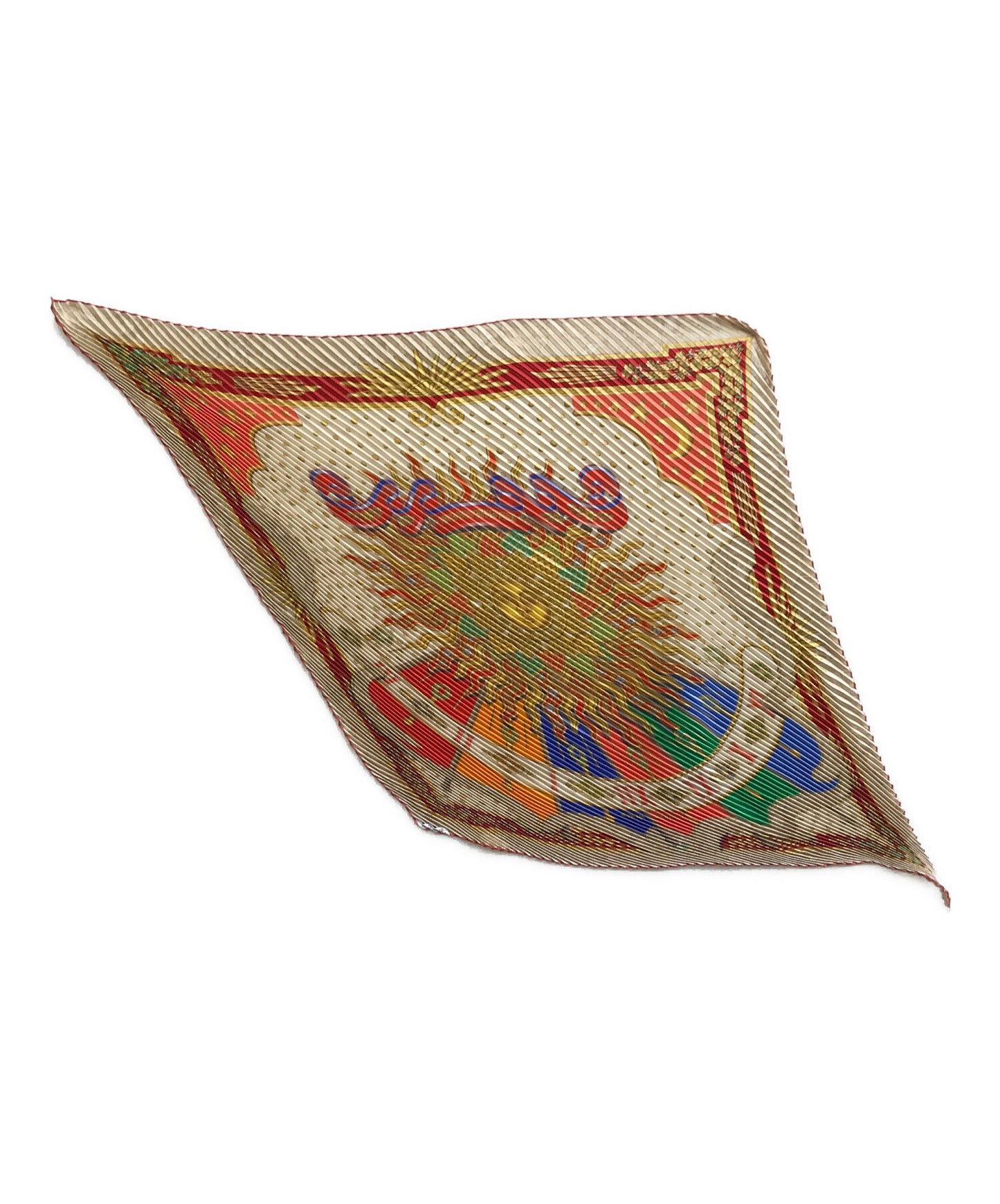 [Pre-owned] HERMES pleated scarf