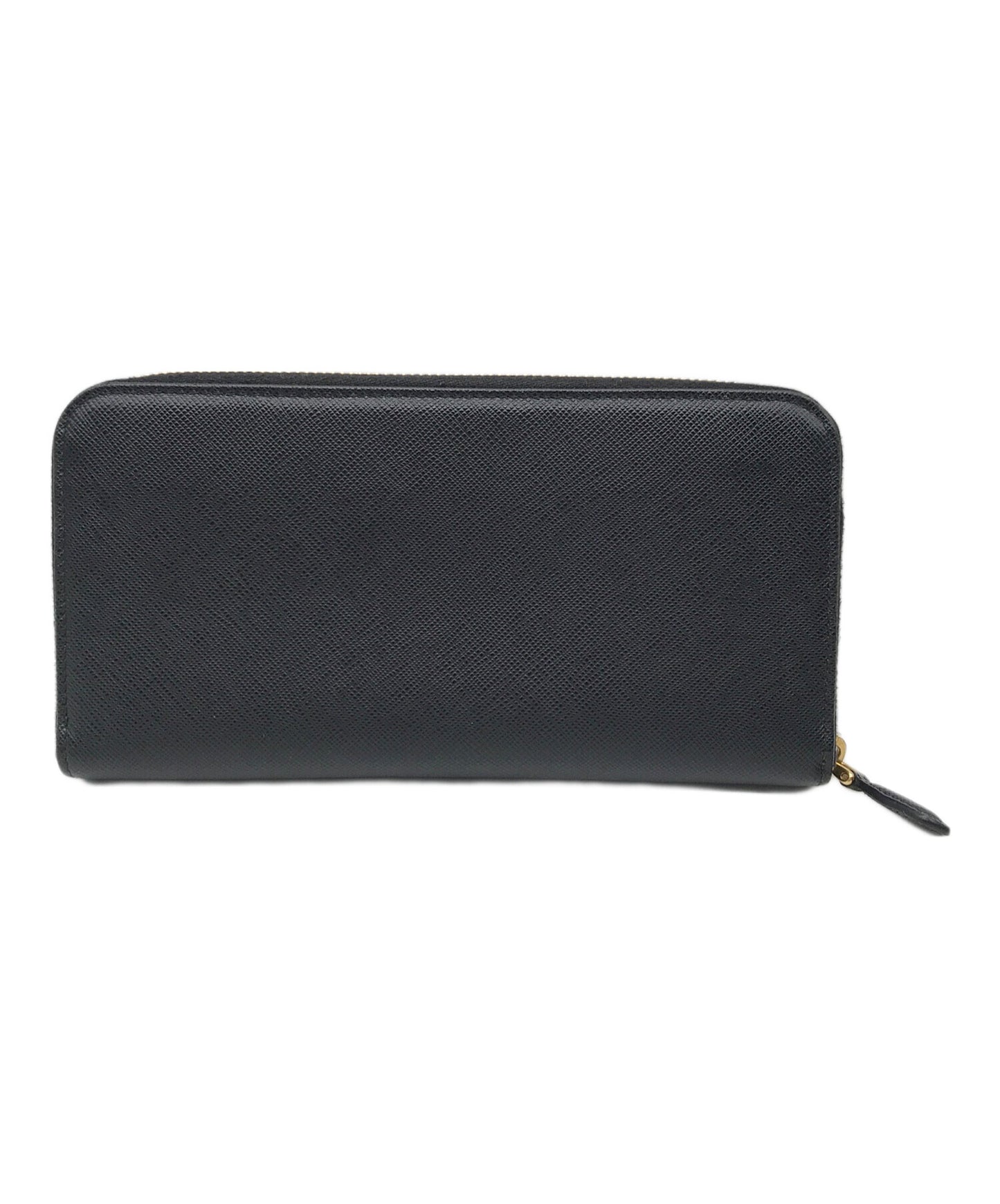 [Pre-owned] PRADA Round Zipper Long Wallet 1ML506