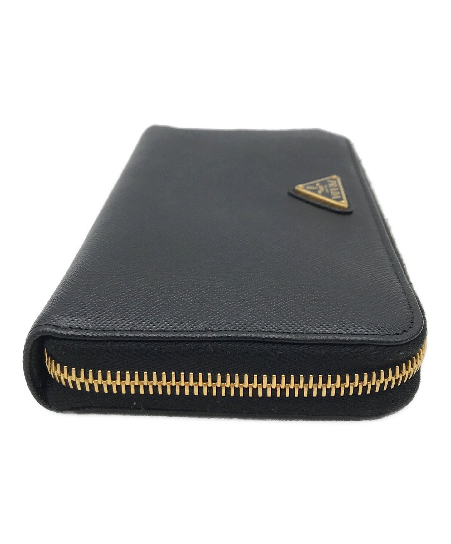 [Pre-owned] PRADA Round Zipper Long Wallet 1ML506