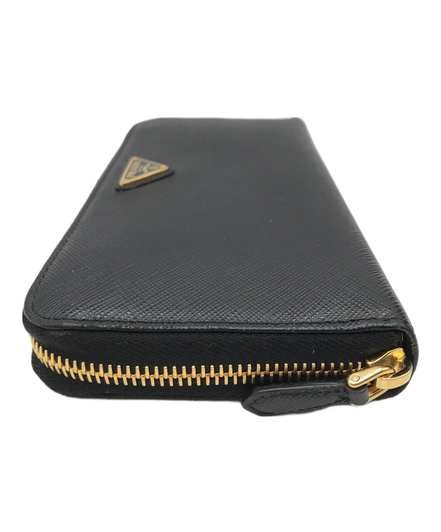 [Pre-owned] PRADA Round Zipper Long Wallet 1ML506