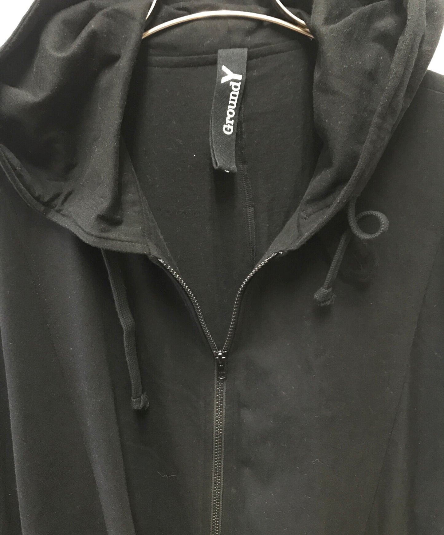 [Pre-owned] GROUND Y long hooded cardigan GA-D04-040
