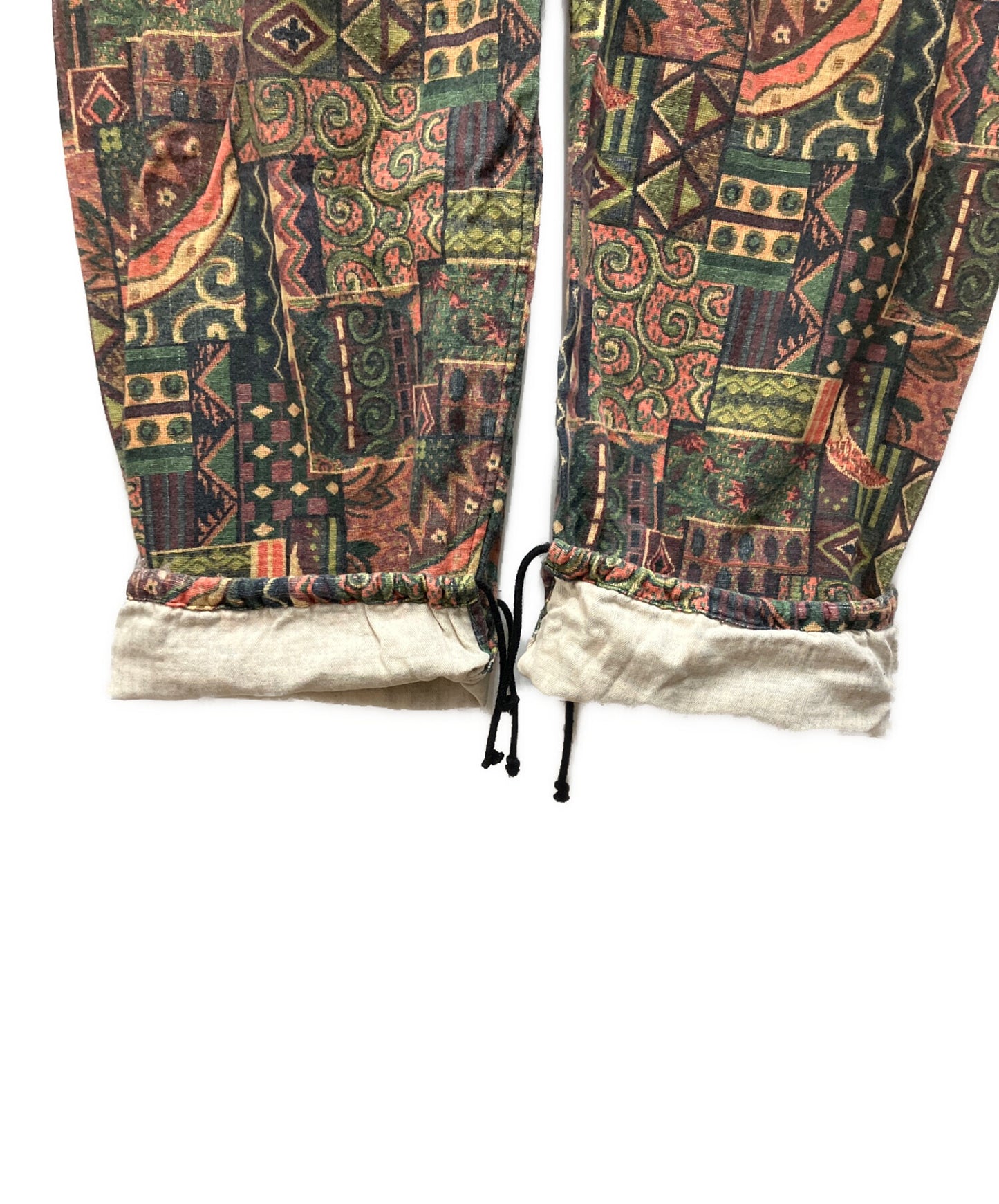 [Pre-owned] YOHJI YAMAMOTO All-over patterned easy pants HO-P01-033