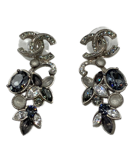 [Pre-owned] CHANEL Coco Mark Stone Earrings