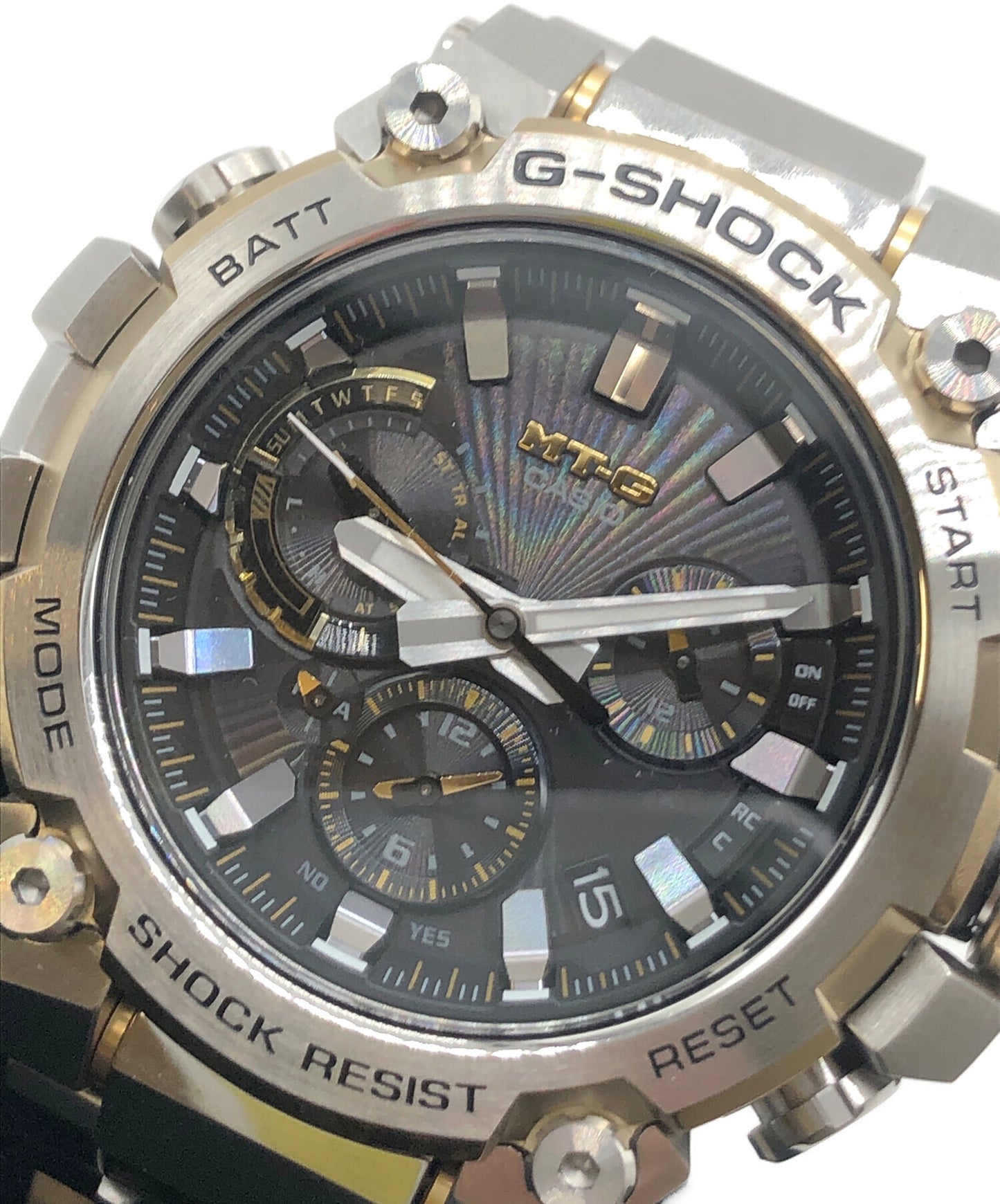 [Pre-owned] CASIO G-SHOCK G-STEEL Solar radio-controlled watch with Bluetooth MTG-B3000D-1A9JF