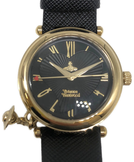 [Pre-owned] Vivienne Westwood Watches ORB HEART ORB HEART VV006GDBLK