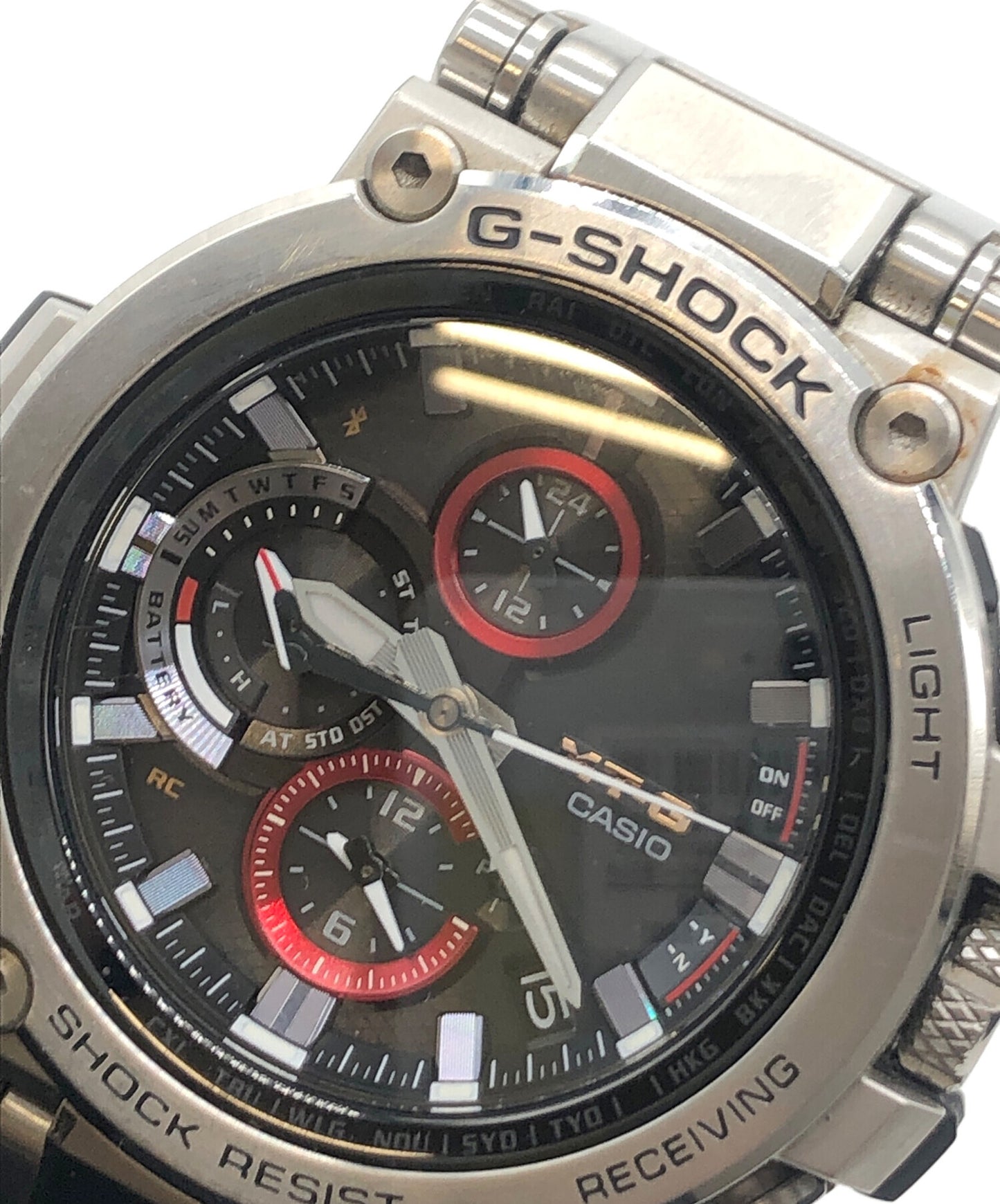 [Pre-owned] CASIO G-SHOCK G-STEEL Solar radio-controlled watch with Bluetooth MT-GB1000