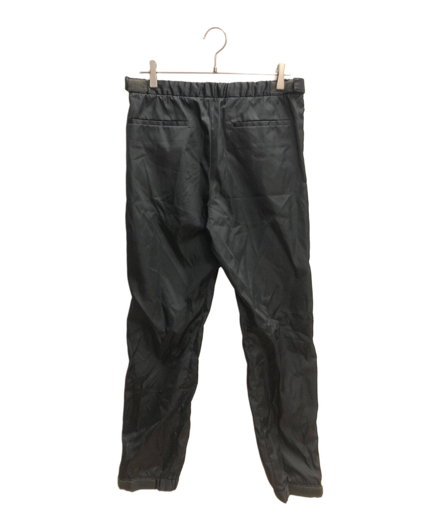 [Pre-owned] PRADA Rubber Patch Nylon Track Long Pants UP0008 S181 I18