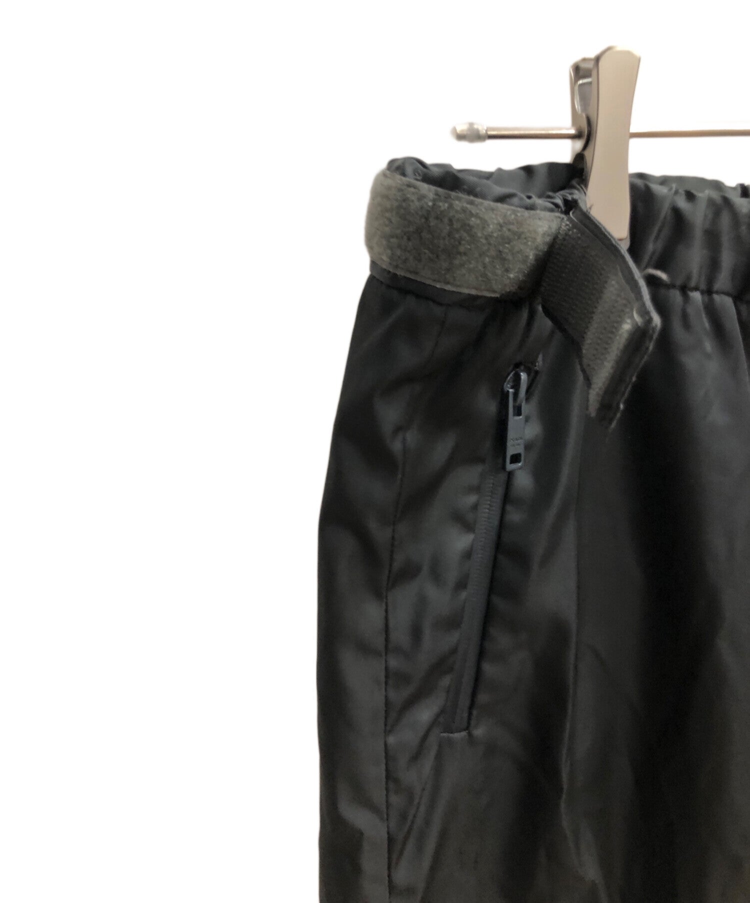 Pre-owned] PRADA Rubber Patch Nylon Track Long Pants UP0008 S181