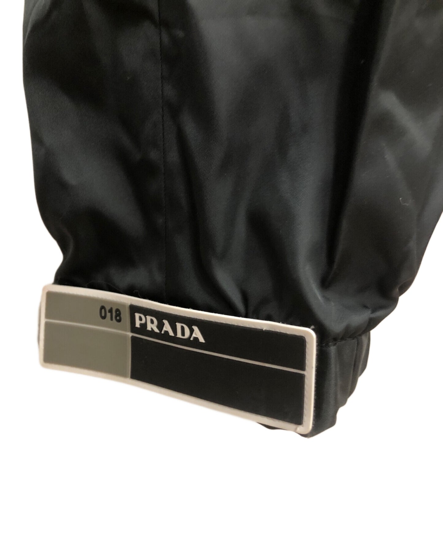 [Pre-owned] PRADA Rubber Patch Nylon Track Long Pants UP0008 S181 I18