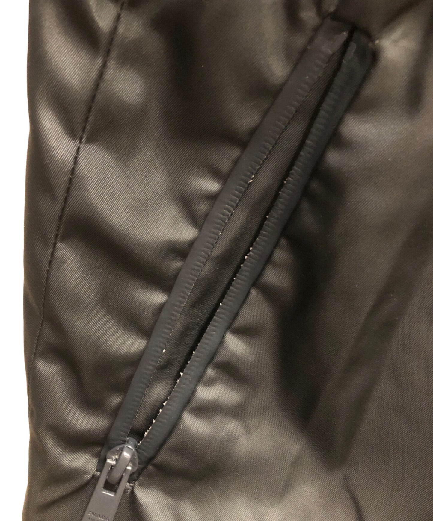 [Pre-owned] PRADA Rubber Patch Nylon Track Long Pants UP0008 S181 I18