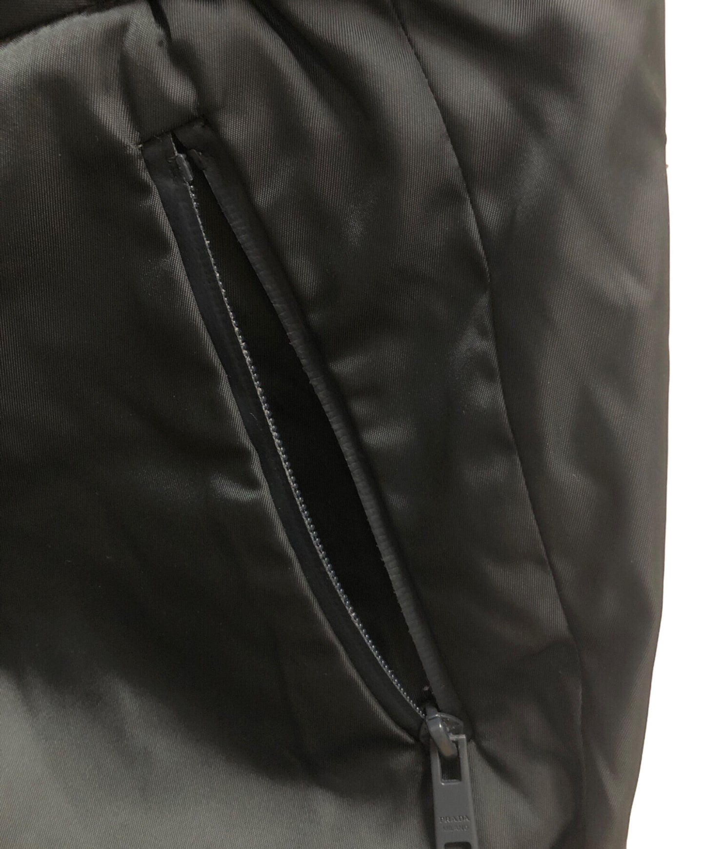 [Pre-owned] PRADA Rubber Patch Nylon Track Long Pants UP0008 S181 I18