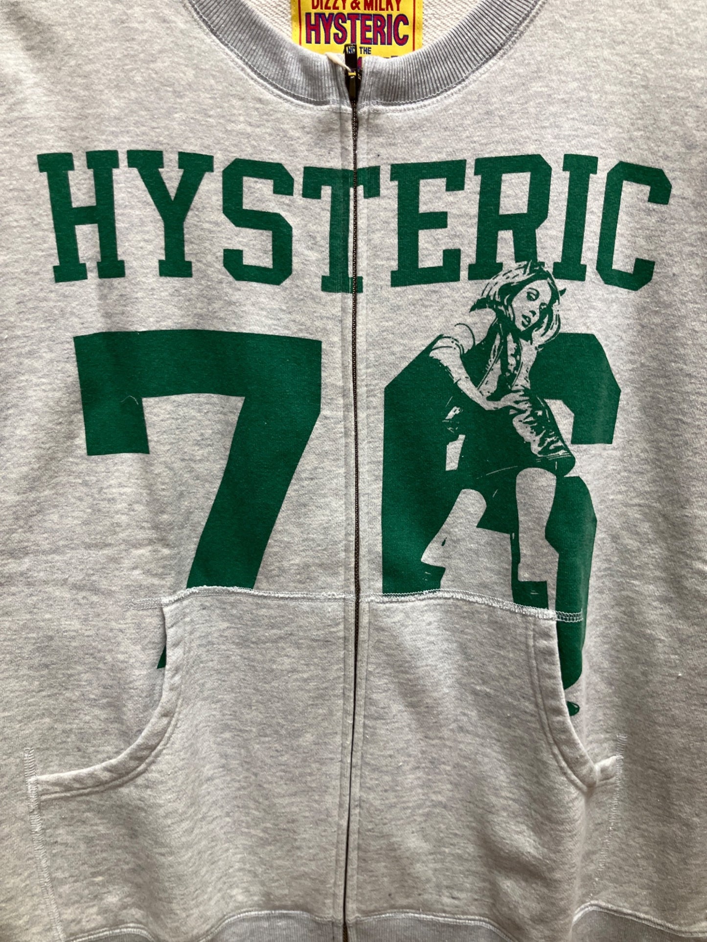 [Pre-owned] Hysteric Glamour Zip-Up Sweatshirt 01241CJ01
