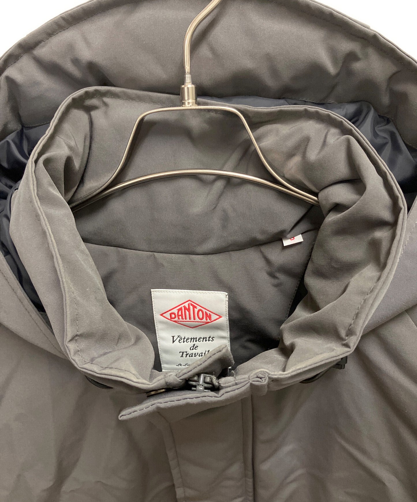 [Pre-owned] DANTON DOWN ARMY HOODED JACKET DT-A0030LAS