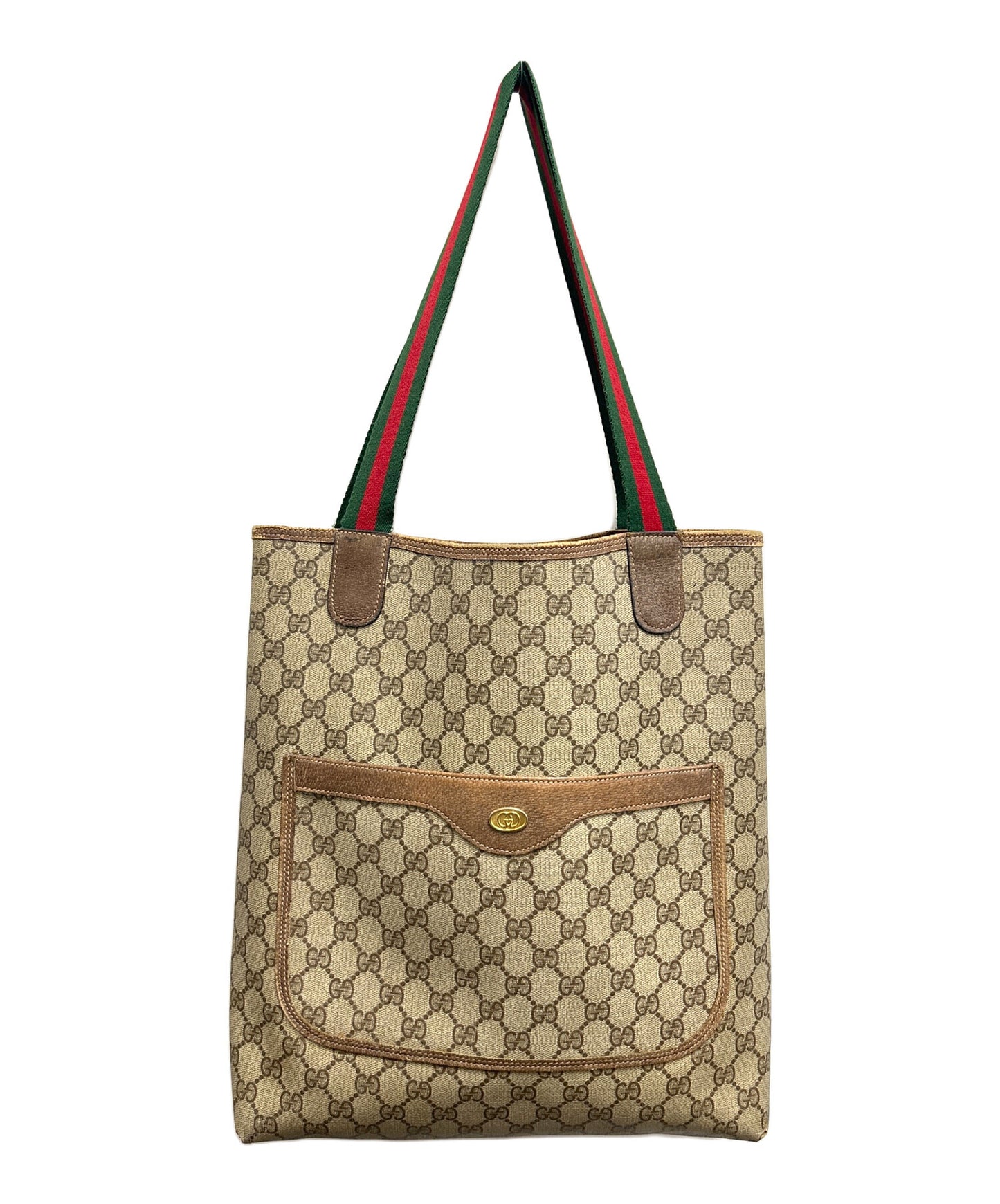 [Pre-owned] GUCCI Tote bag / Sherry line 39-02-003