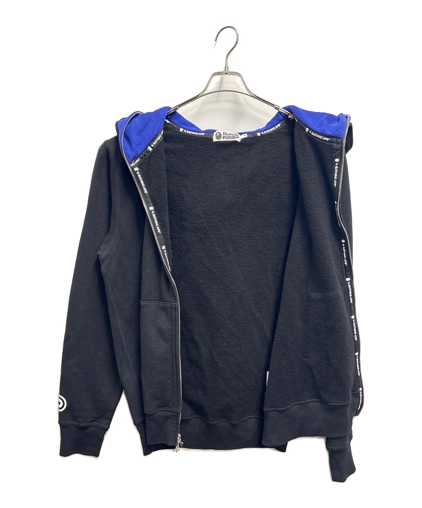 [Pre-owned] A BATHING APE SHARK FULL ZIP DOUBLE HOODIE 001zpg201005x