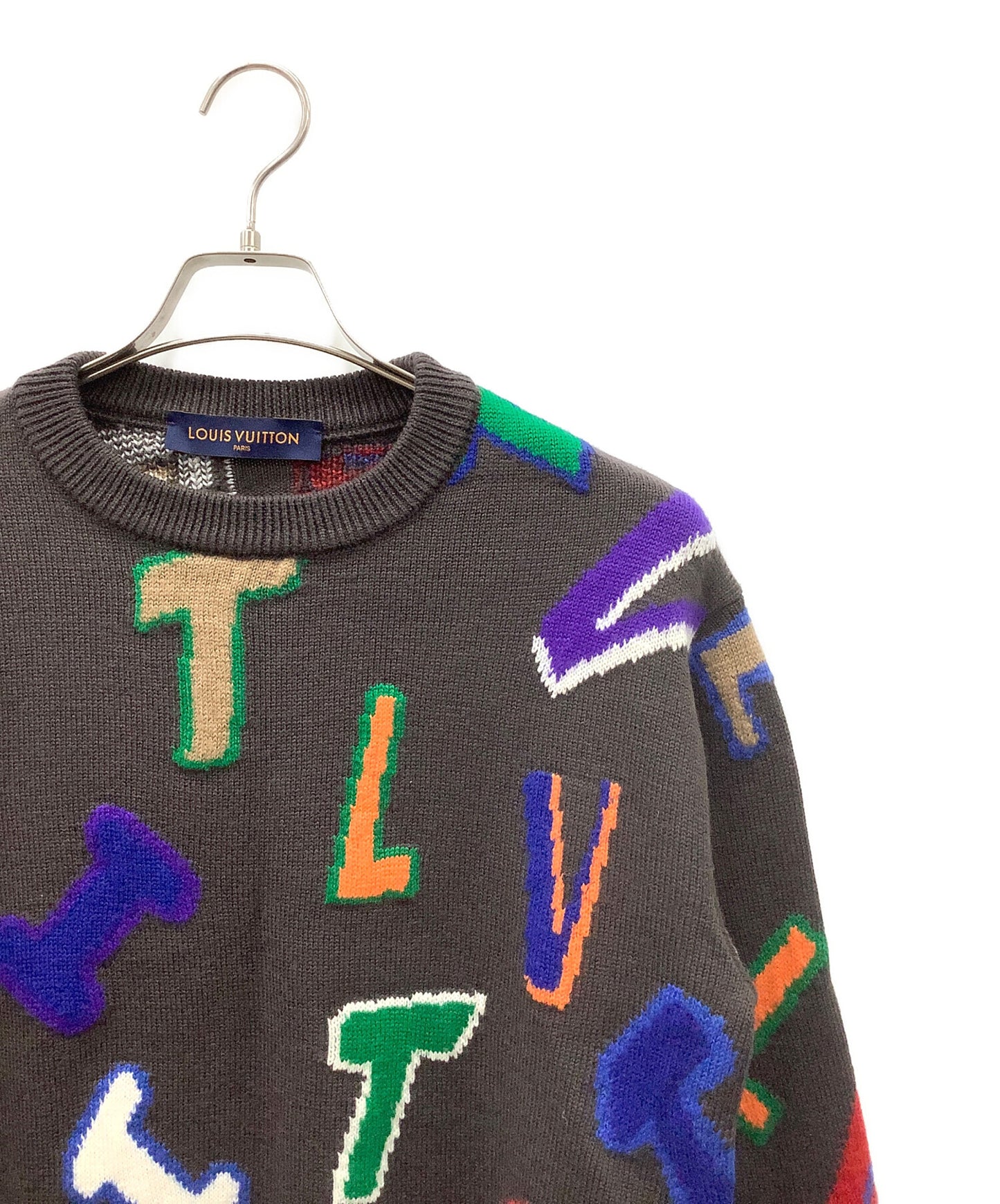 [Pre-owned] LOUIS VUITTON NBA Letter Crew Neck 1A8X0E/RM212M
