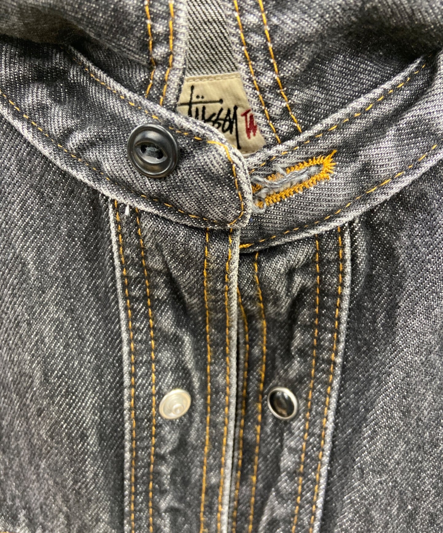 [Pre-owned] stussy denim shirt 1110265