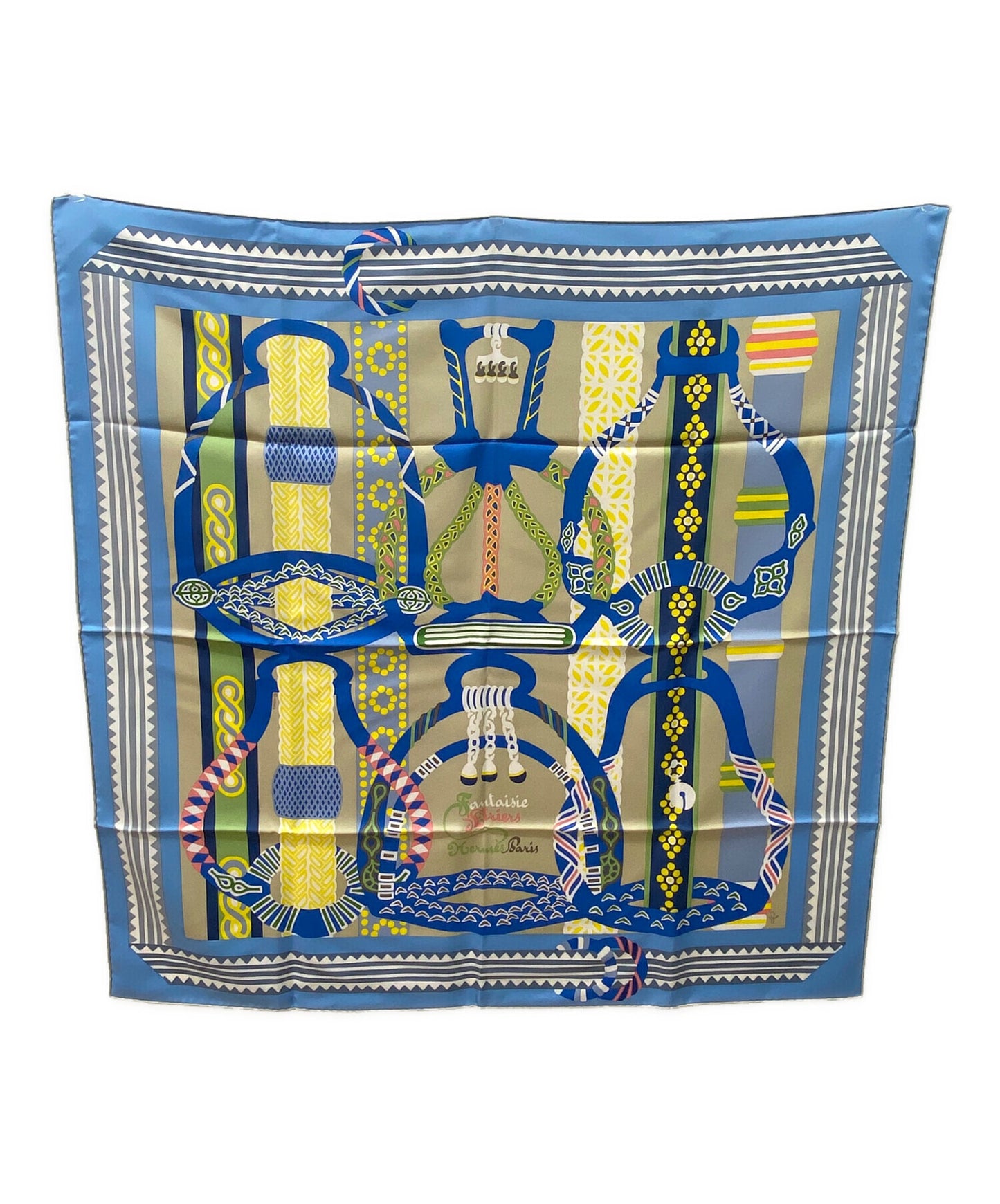 [Pre-owned] HERMES silk scarf