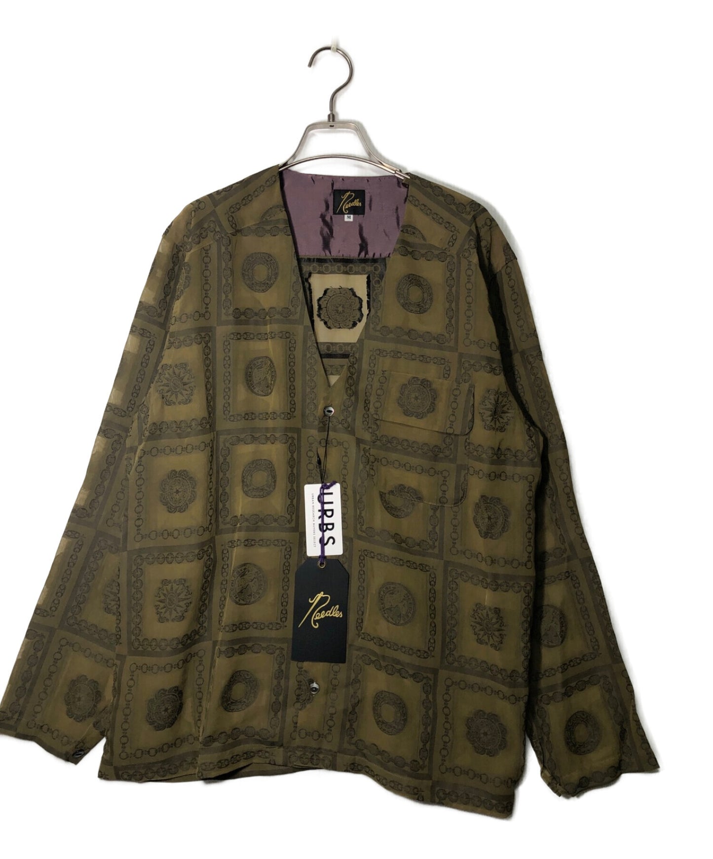 [Pre-owned] Needles V Neck Shirts MR134-BSM34