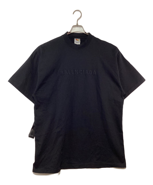 [Pre-owned] BALENCIAGA Inside Out Logo Oversized T-Shirt 720198 TNVR5
