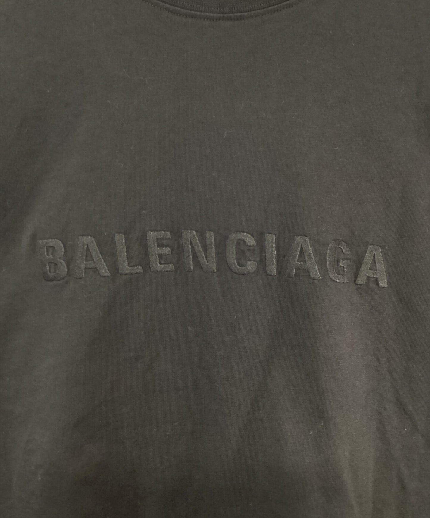 [Pre-owned] BALENCIAGA Inside Out Logo Oversized T-Shirt 720198 TNVR5