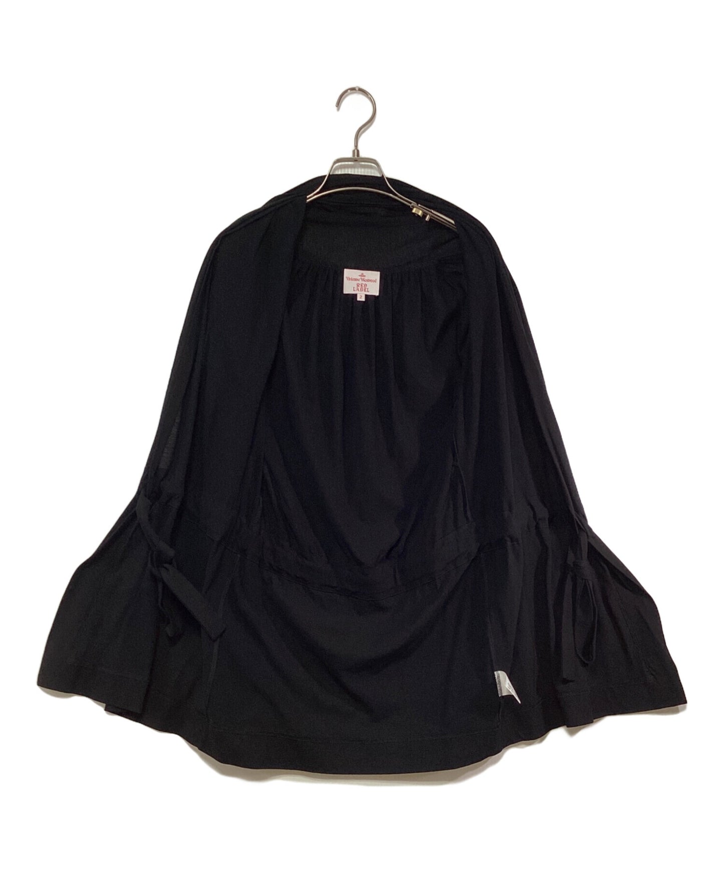 [Pre-owned] Vivienne Westwood RED LABEL draped blouse 15-01-351025