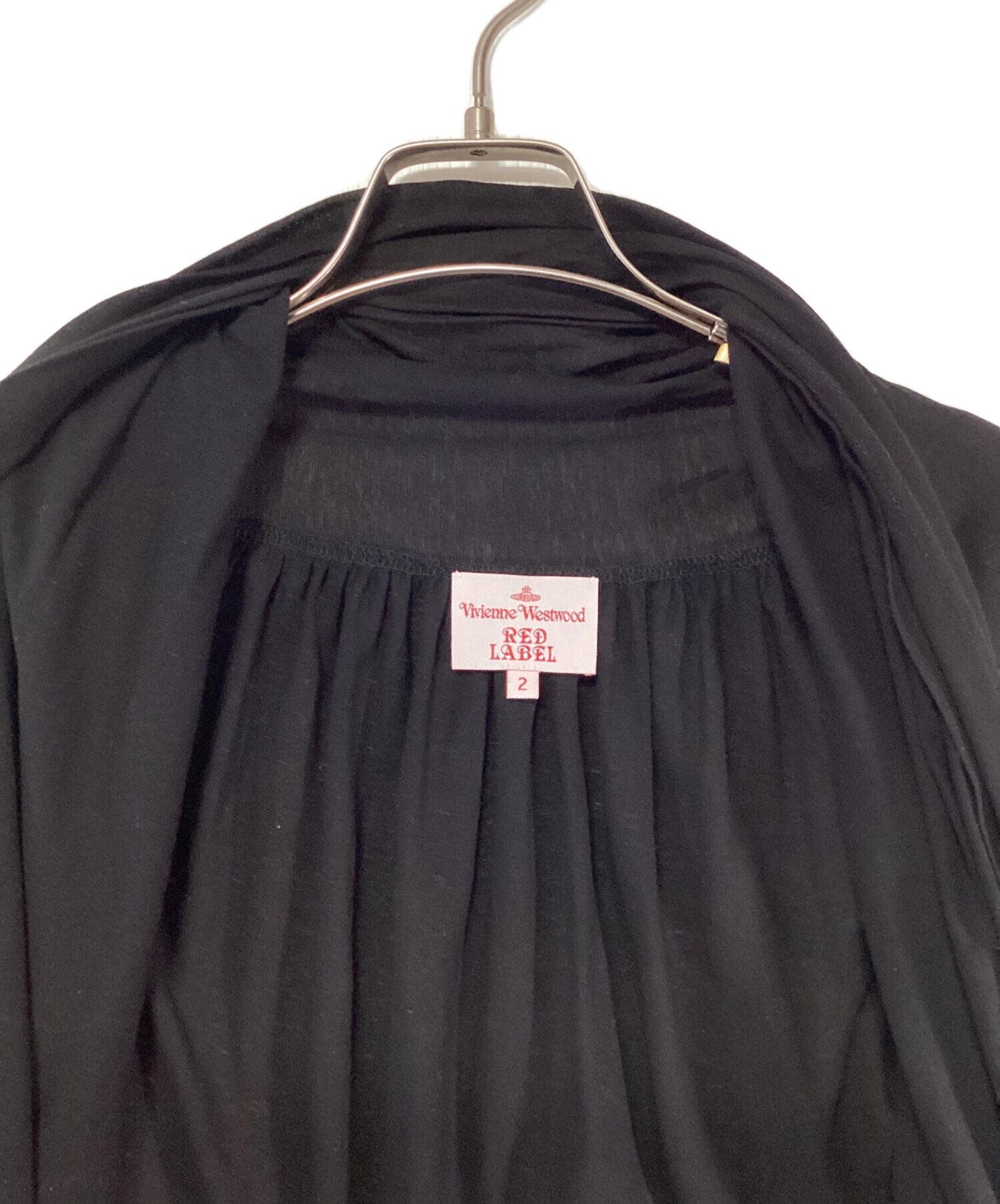 [Pre-owned] Vivienne Westwood RED LABEL draped blouse 15-01-351025