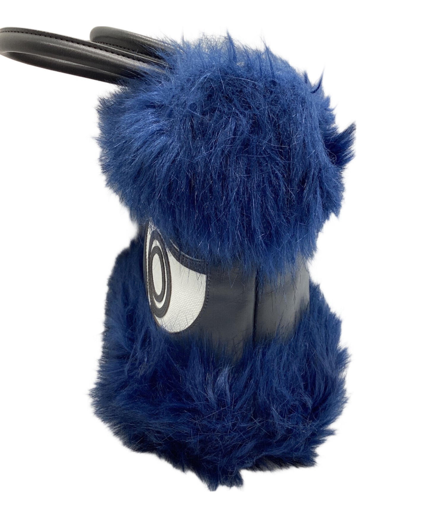 [Pre-owned] Vivienne Westwood Faux Fur Shoulder Bag Greek Eye