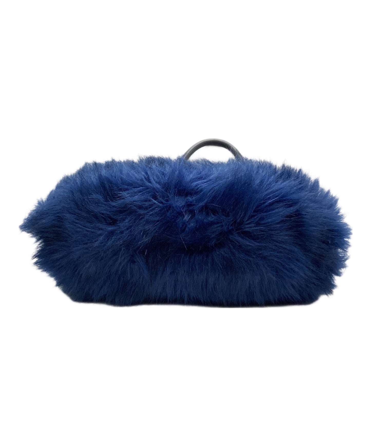 [Pre-owned] Vivienne Westwood Faux Fur Shoulder Bag Greek Eye
