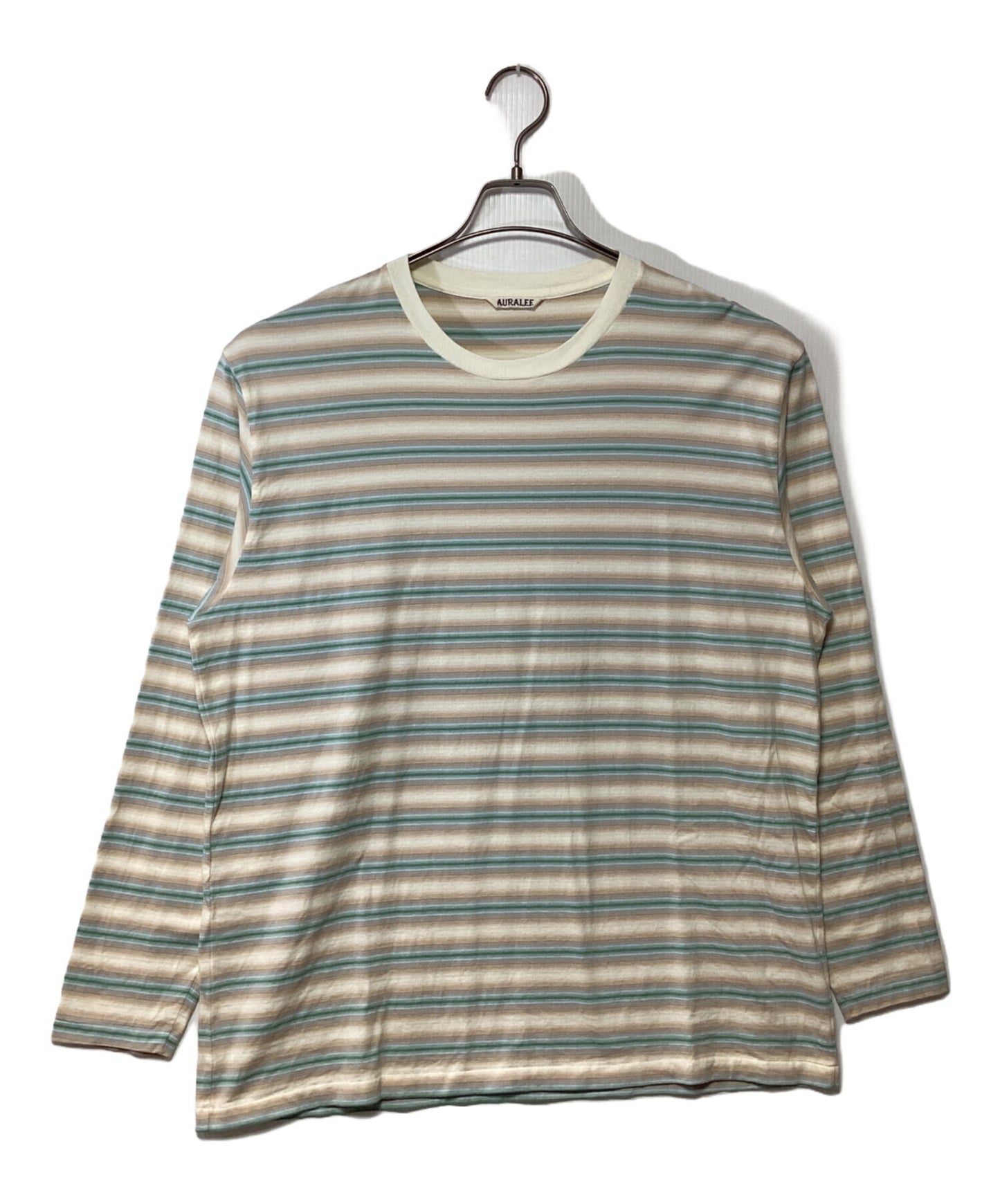 [Pre-owned] AURALEE GRADIENT STRIPE JERSEY LONG-SLEEVED T-SHIRT A25AP01GJ