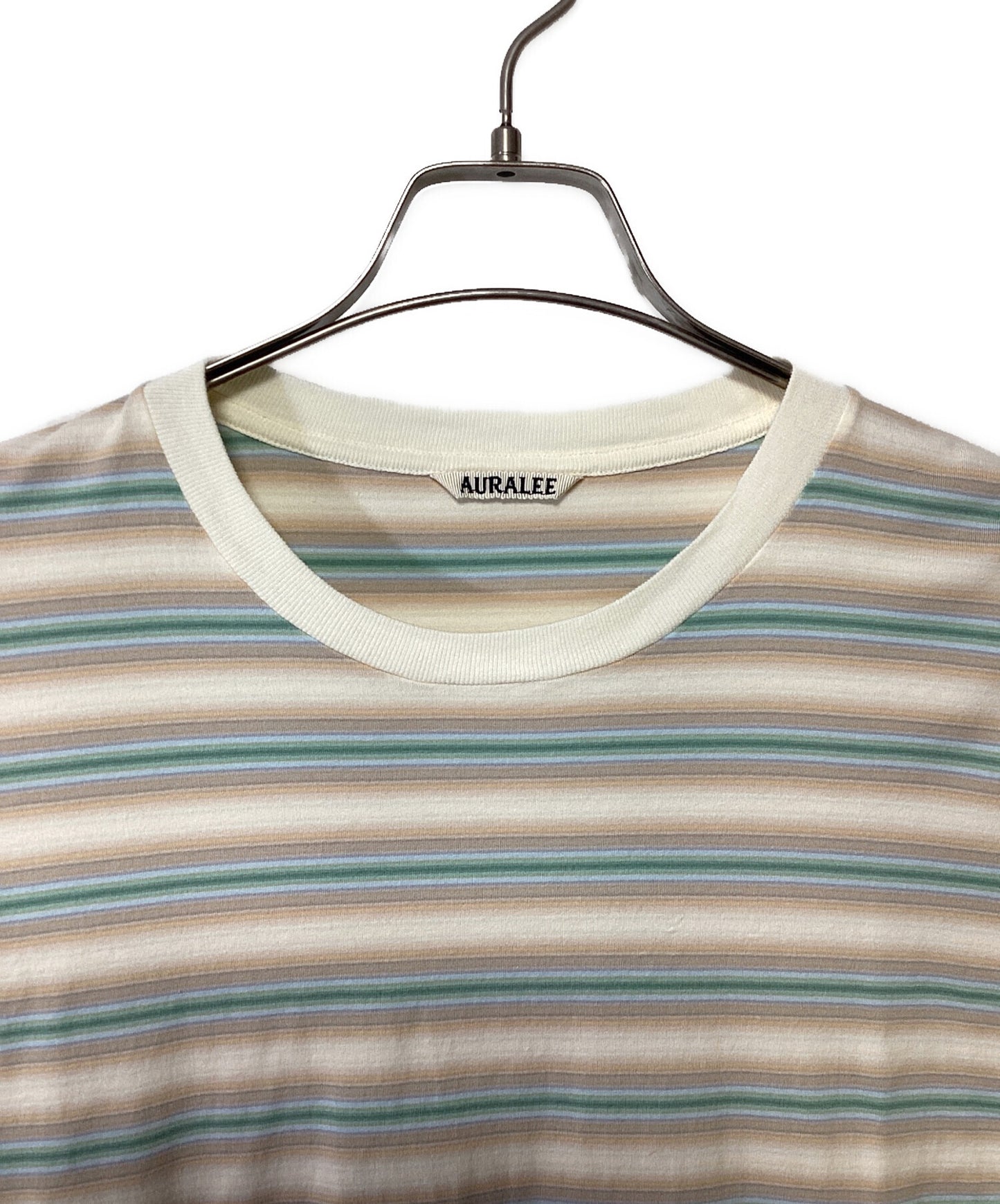 [Pre-owned] AURALEE GRADIENT STRIPE JERSEY LONG-SLEEVED T-SHIRT A25AP01GJ