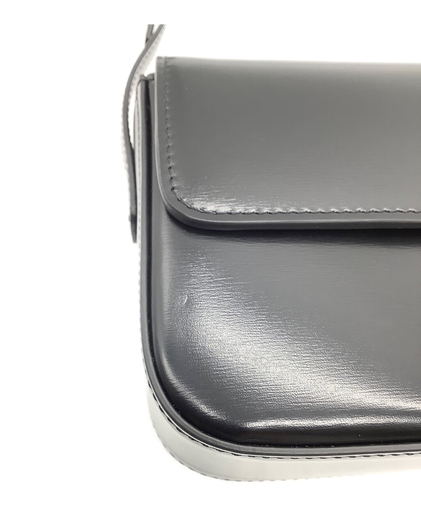 [Pre-owned] CELINE Shoulder bag Claude / Shiny calfskin, black